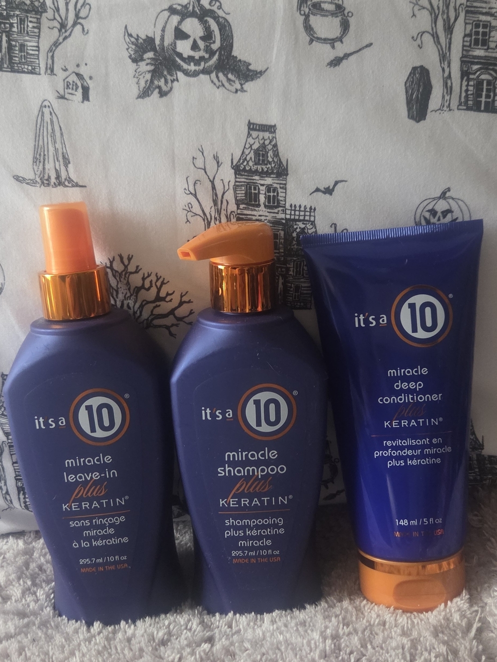 NEW It's a 10 Miracle Plus Keratin Shampoo Conditioner Leave-In 3pc Set